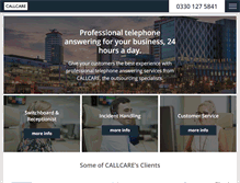 Tablet Screenshot of callcare247.com